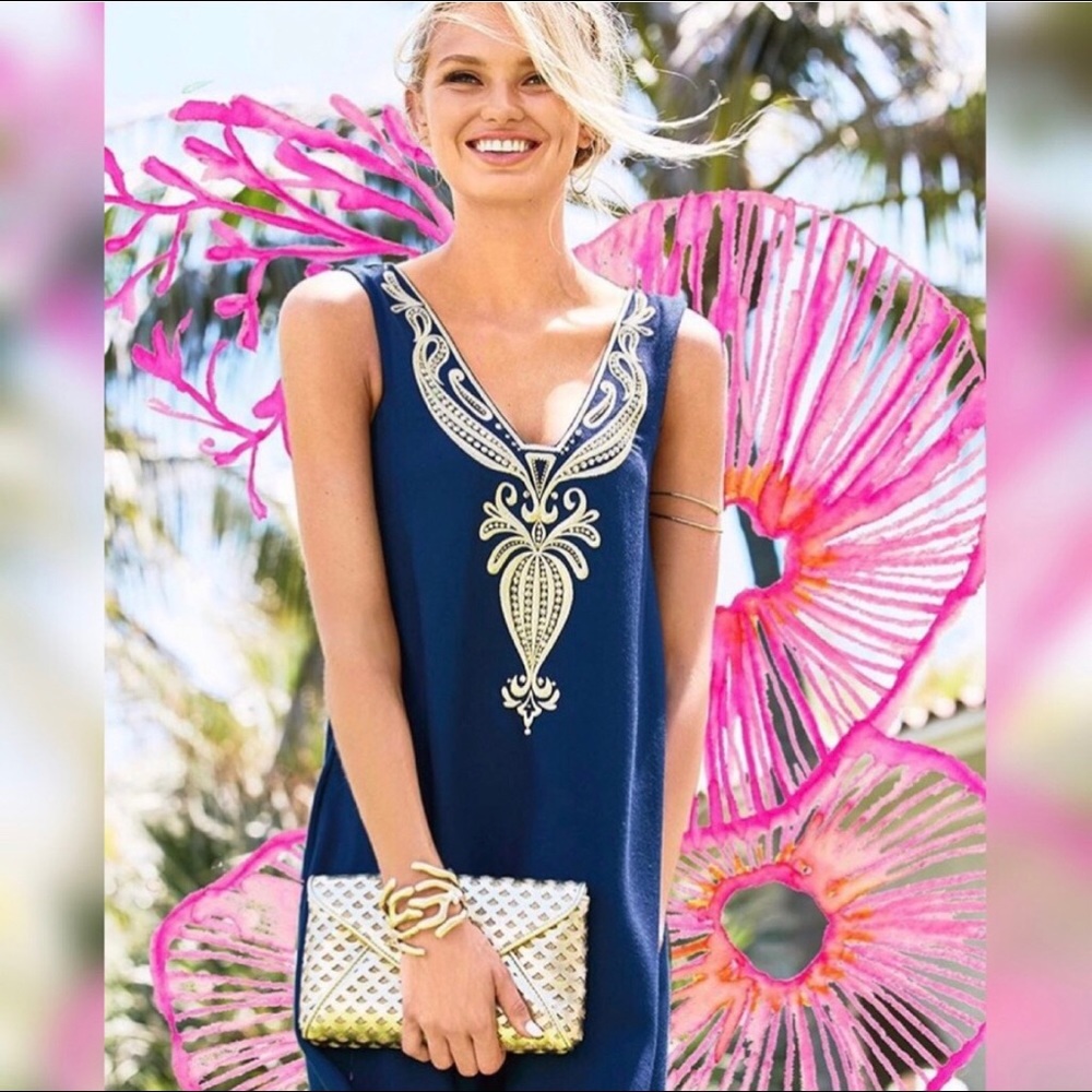 NWT Lilly Pulitzer Owen Dress in True Navy